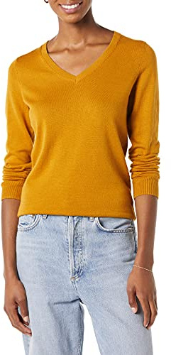 Amazon Essentials Women's Lightweight Long-Sleeve V-Neck Jumper