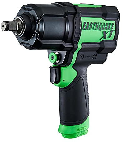 HFT EARTHQUAKE 12 In. Composite Xtreme Torque Air Impact Wrench, Green EARTHQUAKE XT Professional Grade