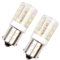 ZSZT p21w ba15s 1156 bombilla led 12v, bombilla resistente al agua, Blanco frío 6000K, para barco, automóvil, RV, Iluminación del paisaje, 2 unidades