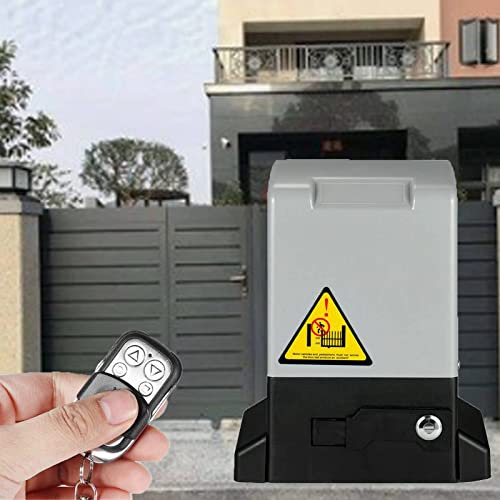 Kit apricancello Automatico Scorrevole, Operatore per cancelli per carichi Pesanti, Operatore per cancelli di Sicurezza con Guida a cremagliera,370W#800kgdoor