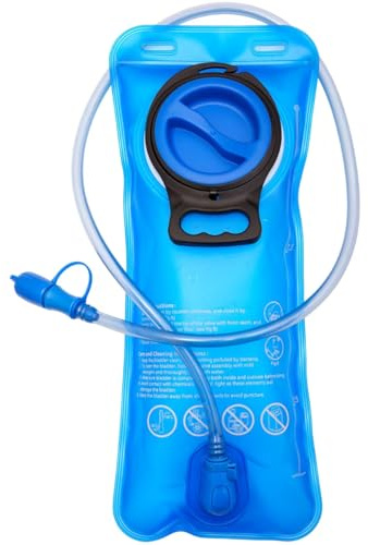 Trinkblase, 1L-2LWasserblase für Wanderrucksack Lecksichere Wasserspeicher Aufbewahrungstasche, Wassertasche für Radfahren Wandern Camping (Dunkelblau, 1 Liter)