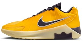 Nike Men's Lebron Witness IX Basketball Shoes Amarillo/Cave Purple-Soft Yellow-Lilac 10
