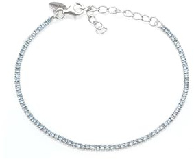 Louis Ciocchetti dal 1887 Bracciale Tennis Argento 925 con Zirconi 5A, Gioiello Elegante Regolabile per Donna – Idea Regalo Raffinata con Packaging Lusso – Qualità Made in Italy