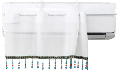 MeevrgR Deflector de aire acondicionado ajustable, silencioso, resistente al viento, fácil de ajustar, apto para interiores y oficinas, proporcionando opciones para un total