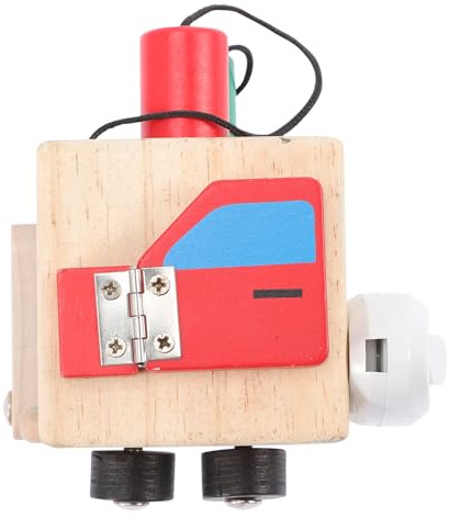 Alasum Cubo de Actividades Montessori de Madera para Juguete Educativo Infantil con Múltiples y Textura Suave Desarrollo de Habilidades y Creatividad para Bebés y Pequeños