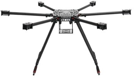 Kit de Marco for dron ZD850PRO Fibra Carbono con Tren Aterrizaje no Flotante, Brazo Plegable for FPV, avión DIY, hexacóptero(850 Pro V2)