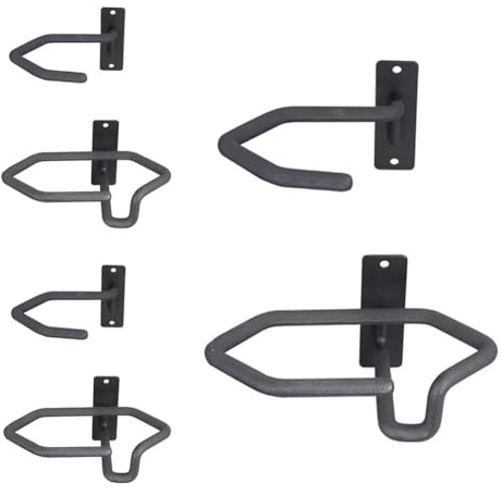 LZAQHMT Soporte Pared Armas - Paralelo Pared Soporte Metálico Rifle/Escopeta Almacenamiento Interior Ajustable con Acolchado Suave Exhibidor Armas para Armario