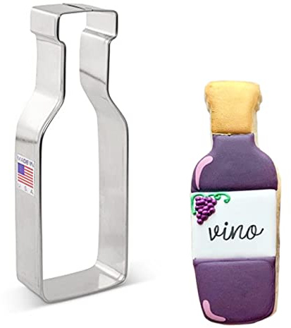 Ann Clark Wine Bottle Cookie Cutter, 5 Made in USA