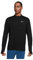Nike DD4756 M NK DF ELMNT TOP HZ Sweatshirt mens black/reflective silv M