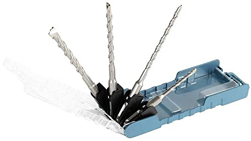 Makita E-13596 Jeu de forets spiralés pour pierre 4 pièces 5 mm, 6 mm, 8 mm, 10 mm SDS-Plus 1 set