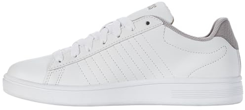 K-Swiss Court, Scarpe da Ginnastica da Donna, White/Ashes of Roses/Cornstalk, 39 EU