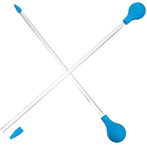 Happyyami Korallenfutterröhre 2 Stück Weiches Fütterungsrohr für Aquarienkorallen Praktischer Futterspender Sicheres und Zuverlässiges Material Einfache Fütterung Aquaristik Zubehör 35cm