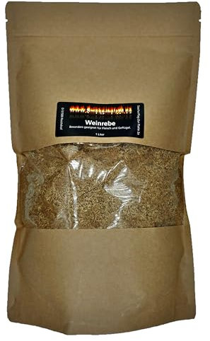 Farine de fumage pour barbecue, 1 l, comme hêtre, hickory, whisky, sherry ou vin rouge (vigne)