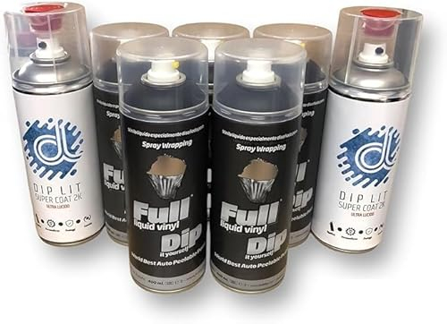Pellicola spray serbatoio moto FullDip antracite metallizzato lucido Full Dip Spray per