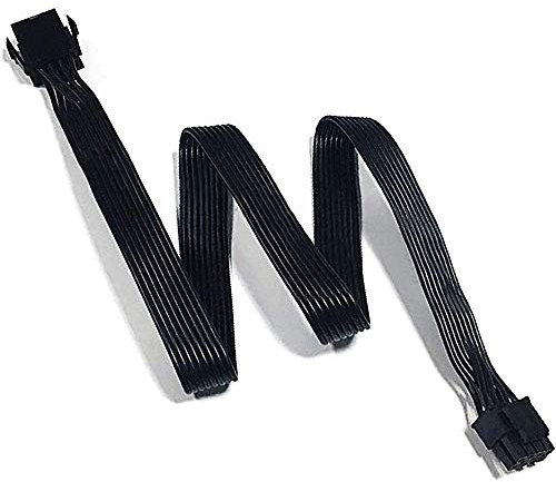 Rtxbvg EPS Power Extension Cable 8 ATX CPU Extension Cable 8 Female 8 (4 + 4) Male EPS-12V for Motherboard, 80Cm