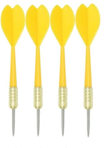 HRLORK 4 Packs Plastic Darts Set Steel Tip Kids Darts Integrated Dart Flights and Shafts