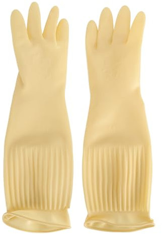 Küchenhandschuhe, Gummihandschuhe Universeller Wiederverwendbarer Gummihandschuhe Wasserdicht 45 Cm Langer Haushaltsbereinigung Handschuh für Küchen Geschirrspülwäsche