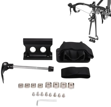 Hominas Supports de Fourche de Vélo en Alliage D'aluminium Fixation Velo Fourche avec Blocage Rapide pour VTT Voiture Bike Bicyclette