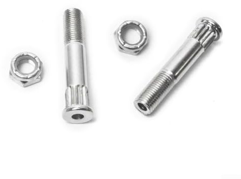 Gdfnmogo Kit de vis Kingpin Hardware M10 pour skateboard et camion - Boulons ronds pour montage de skateboard - Alliage d'aluminium - 55 mm