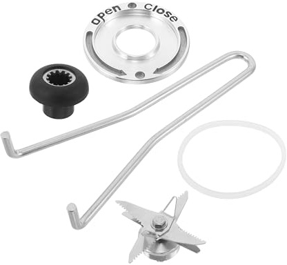 Hohopeti Lame de Rechange pour Mixeur 2l, 8 Dents en Acier Inoxydable, Accessoire pour Machine à Lait de Soja, Outil Détachement Bol Mélangeur, Kit Réparation Blender Haute Performance