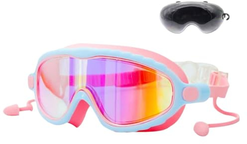 Renchey Gafas de natación para niños,Protección UV Antifugas - Gafas de Buceo para Niños | para buceo, vacaciones, surf, piscina, río y verano