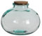 MICA Olly Vase, Glas, Kork, transparent, 29 x 29 x 23 cm