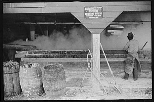 HistoricalFindings Photo: Turpentine Works,Statesboro,Georgia,GA,Bulloch County,Farm Security Admin,FSA,5
