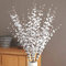 29.5'' Long 10 Pcs Stem Artificial Jasmine Flowers Tall Fake Flower Bouquet Faux Jasmine Plants for Wedding DIY Floral Art Plant Home Office Party Decoration (white)