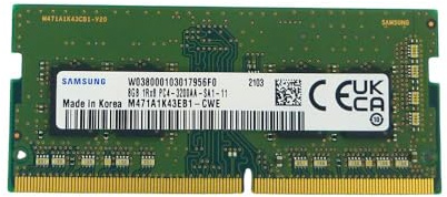 SpotMarket 8GB DDR4 3200MHz PC4-25600 1.2V 1Rx8 260-Pin SODIMM Laptop RAM Memory Module M471A1K43EB1-CWE