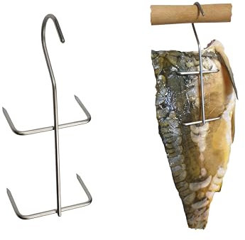 AlcoFermBrew Fish Smoking Hooks 14cm x 10, Reliable Tool for Smoking Fish Fillets