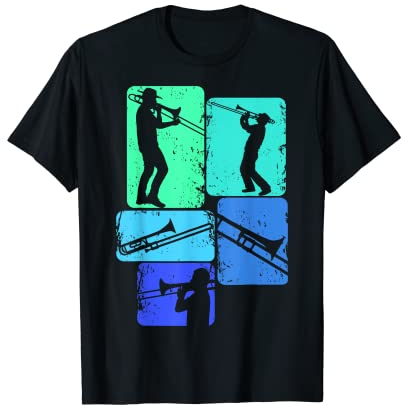 Posaune Posaunist Herren Kind T-Shirt