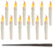 12 Stück Halloween Dekoration Schwebende Kerzen,Floating Candles Schwimmende Kerzen mit Zauberstab Fernbedienung Flackernde Hängende Fliegende Kerzen für Home Kirche Hochzeit Dekor