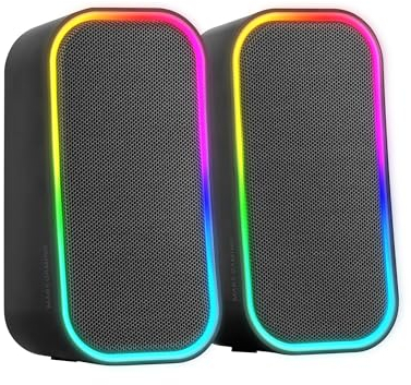 Mars Gaming MS1, Altoparlanti da Gioco 10W, sSubwoofer, 3.5mm Jack e USB, 6 Driver Audio