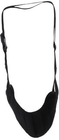 STOBOK Universelle Fußstütze für Flugzeug Auto Reise-fußstütze Kissen Schwarze Schreibtisch-beinstütze Tragbare Beinhängematte