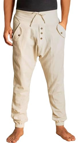 Genérico Hombre Slim Fit Pantalones Fitted de Algodón y Lino con Pliegues En La Cintura Y Bolsillos Pantalones De Boda Oficina Ajuste Ligeramente Holgado Pantalones De Boda