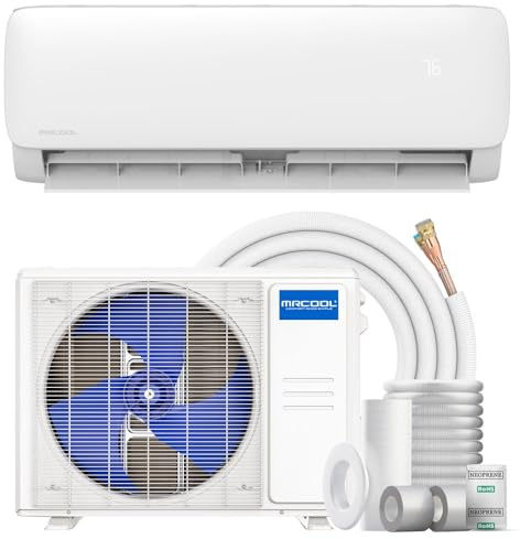 MrCool Easy Pro 24k BTU 18.9 SEER2 Ductless Heat Pump Split System 5th Generation - DIY Mini Split w/ 16ft Lineset & 1 YR Labor Warranty by IWAE