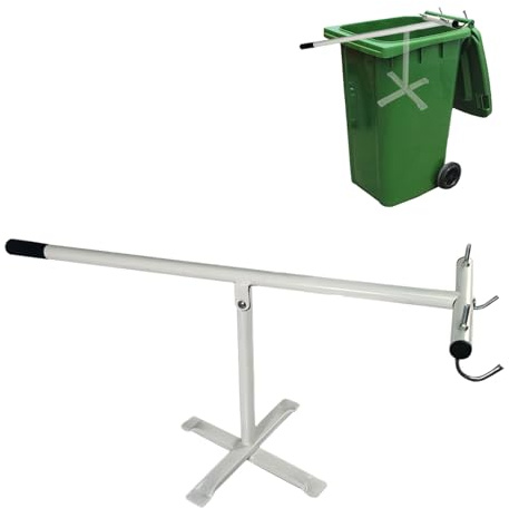 Avfallspress och Soppress för soptunnan – Manuell handkompressor för 120L/240L/360L soptunnor, platsbesparande kompressor, kompakt soppress för hushålls- och utomhusbruk