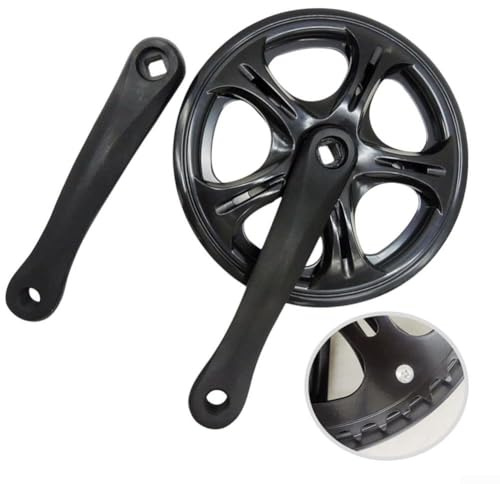 Pédalier de 170 mm avec plateau pliable à 48 dents pour une performance fiable en vélo à vitesse unique (pédalier de vélo uniquement)