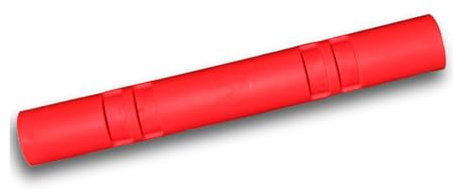 Mångsidig Viktbärande Fitnesstunna, Bärbar Gummiviktstång, Fitnessrör For Att Förhindra Halkning, For Styrketräning I Hemmagym Med Laddade Rörelser(Red/6kg)