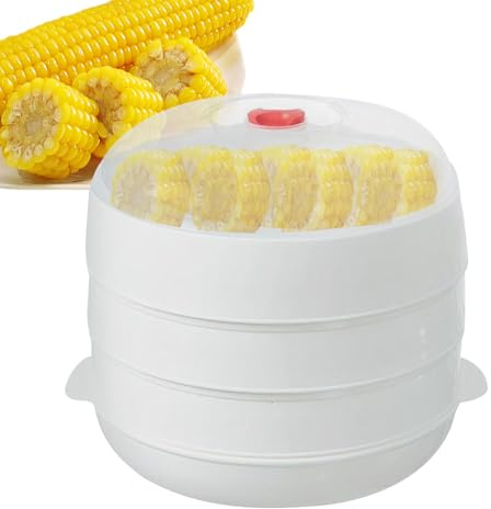 Cuisson au micro-ondes - Couvercle et plateau pour cuisson aux légumes, chauffant | Intégrité structurelle améliorée Pommes de terre à viande de maïs Bacon Repas