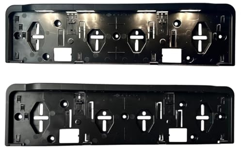 MelTruck 2x Portatarga con illuminazione LED – Universale 12–36V – Omologazione E9 / ECE R10 – IP68 – Per auto camion rimorchi macchine agricole