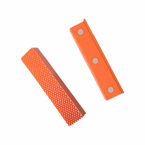 1 paio di ganasce magnetiche di protezione, ganasce morbide per banchi da lavoro, adatte per la lavorazione del legno e impianti sanitari, 200 mm