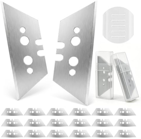 20 Piezas Hojas Trapezoidales,0,6mm Cuchillas Trapezoidales Profesionales