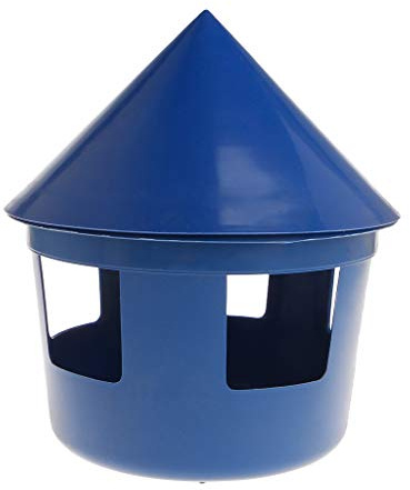 Alimentatori automatici per piccioni Dispenser cibo per polli Sabbia per custodia 5 porte alimentazione Forniture per pollame Forniture per animali domestici Uccelli