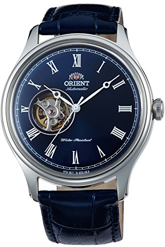 Orient Unisex Erwachsene Analog Automatik Uhr mit Leder Armband FAG00004D0