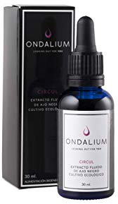 Ondalium CIRCUL de Ajo Negro Ecológico | Extracto Circulatorio en Gotas (30 ml, 1 mes) – Producto Natural para la Salud Cardiovascular y la Mejora de la Circulación