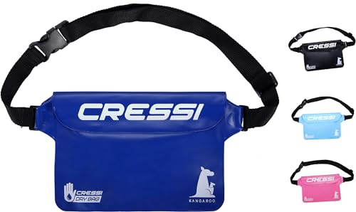 Cressi Kangaroo Dry Pouch, Marsupio Impermeabile Unisex, Blu Scuro