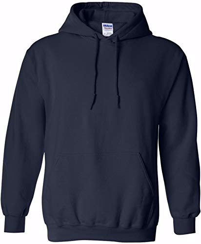 Gildan Heavy Blendâ Hooded Sweatshirt Felpa, Navy Blue, m Unisex Adulto, Blu Navy, M