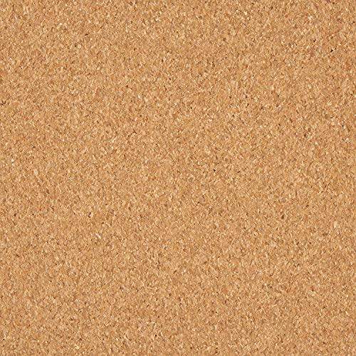 VISUAL Generic Kork-Stoff, dünn, weich, Premium-Naturkork, umweltfreundliches Kunstleder, Rolle, ideale Bastelmaterialien, 43 cm x 66 cm, für Bastelarbeiten, Schuhe, Polster, Taschen, Geldbörsen,