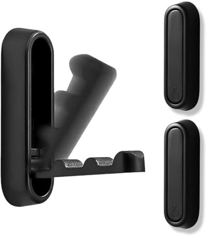 OUDQFCJ 2 Stück Kleiderhaken Klappbar, Klappbarer Wandhaken und Kleiderhaken Tragkraft 20kg,Zum Aufhängen von Mänteln und Handtüchern,Faltbarer Garderobenhaken für Kleiderschrank,Bad und Küche